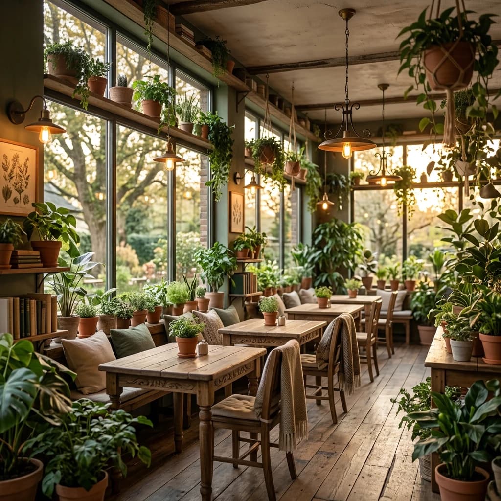 A living space woven with plants, light, and slow intention
